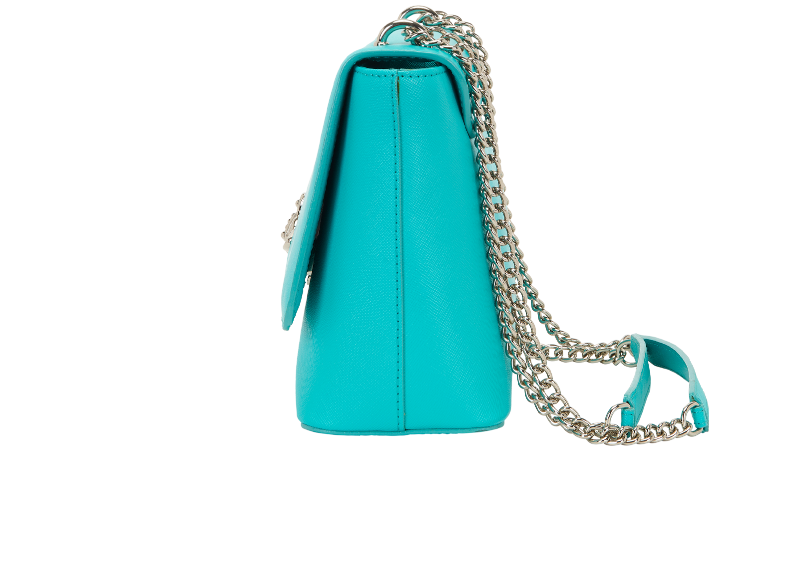 Shoulder Bag, &pound;220, Handbags, Blue, Leather, Bottom view